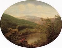 Native American Hunting Scene