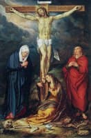 Christ on the Cross with Mary, Saint John and the Magdalen
