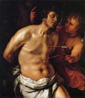 Saint Sebastian with an Angel