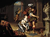 Ulysees Threatening Circe