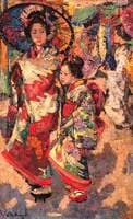 Two Geisha Girls