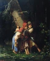 Peasant Girls in the Forest