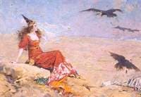 Princess with Vultures