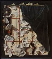 Trompe l'oeil with Letters