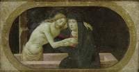 Christ in the Tomb Supported by the Virgin