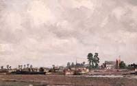 Boats and Barges on a River