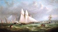 The Cambria, Winner of the Town Cup RVYC Regatta, 1868