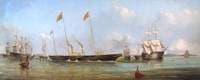 The Royal Yacht Reviews the Fleet at Spithead