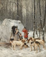 Foxhounds in the Winter