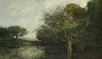 La mare aux hérons (The Pool with Herons)