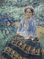 Woman in Blue