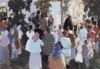 Mass at a Railway Station