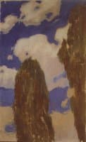 Poplars and Clouds