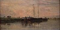 Péniches à Bezons (Canal Boats at Bezon)