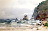 Waves Breaking on the Rocky Shore