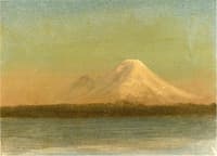 Snow-Capped Moutain at Twilight