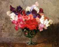 Still Life of Sweet Peas