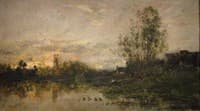 Sunset on the River