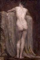 Back of Standing Female Nude