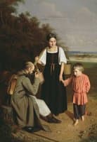 Peasant Woman Giving Water to Soldier