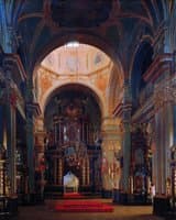 The Interior of St. Nicholas Church in St. Petersburg