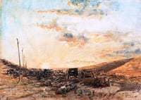Tul Keram: A Retreating Turkish Column Bombed and Machine-Gunned by Airmen in the Defile at Tul Keram