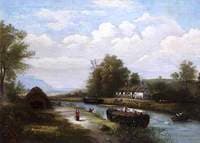 Scene on the River Lagan near Belfast