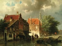 The Raamgracht on Doelstraat in Haarlem