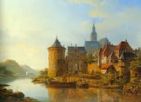 View of a Town along the Rhine