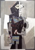 Harlequin with Violin