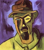 Self-Portrait with Hat
