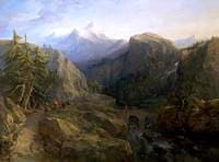 Eventide in the Italian Alps