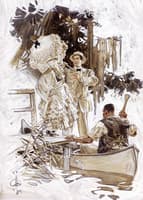 The Voice in the Rice, The Saturday Evening Post story illustration