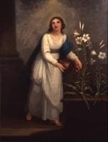 The Blessed Mary Watering a Lily