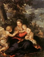 Holy Family Resting on the Flight to Egypt