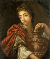 Lady Holding a Large Urn