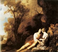 Amorous Couple in a Landscape