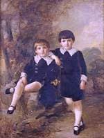 Frederick Fermor-Hesketh and His Brother John Fermor-Hesketh as Children