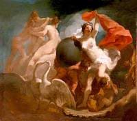 Venus Descending from Her Swan-Drawn Chariot