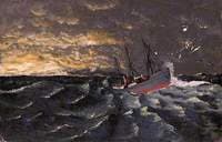 Ship in a Stormy Sea