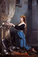 Jeanne d’Arc voue ses larmes à la Vierge