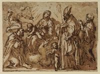 Virgin and Child with Saints and Angels