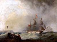 The East Indiaman 'Hotspur' Leaving the Tyne on her Maiden Voyage, 1851