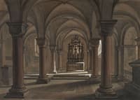 The crypt of the church of saint Gereon in Cologne