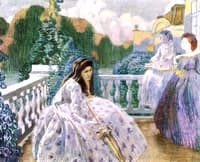 Three Ladies on the Terrace