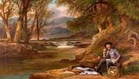 Fishing, Portrait of the Artist by a River