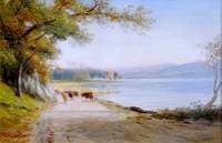 Cattle by a Loch