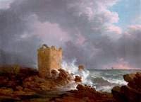 Broughty Castle, during a Storm
