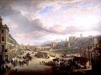 Princes Street with the Commencement of the Building of the Royal Institution