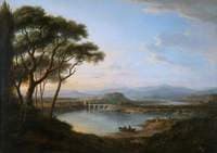 View of the Ponte Molle, on the Sylvan Side of Rome